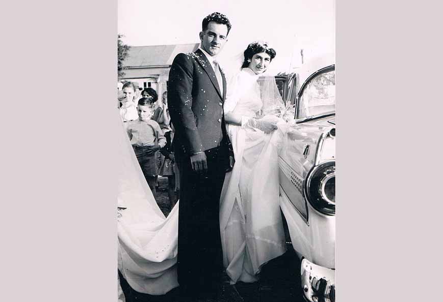 Gino and Carmel's wedding 1958